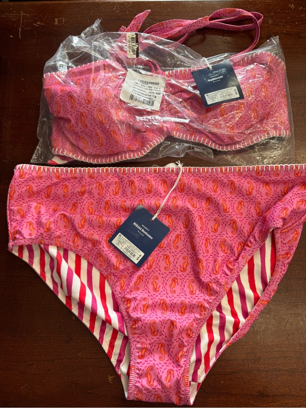 Roller Rabbit Bikini Reversible Size 1X - Picture 4 of 5